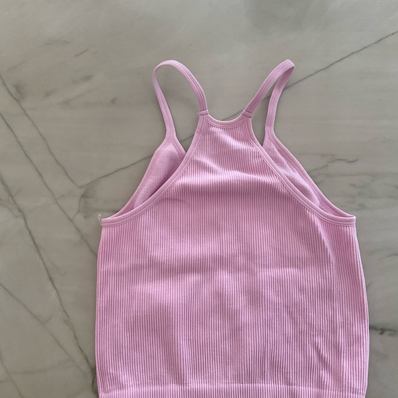 Ododos Cropped Racer Back Tank sz M/L - Picture 3 of 5